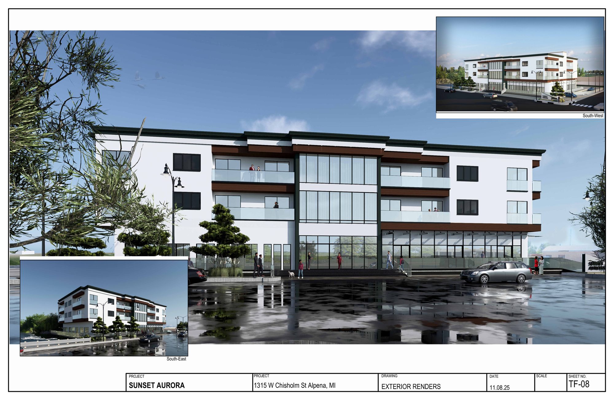 Sunset Aurora, Exterior render