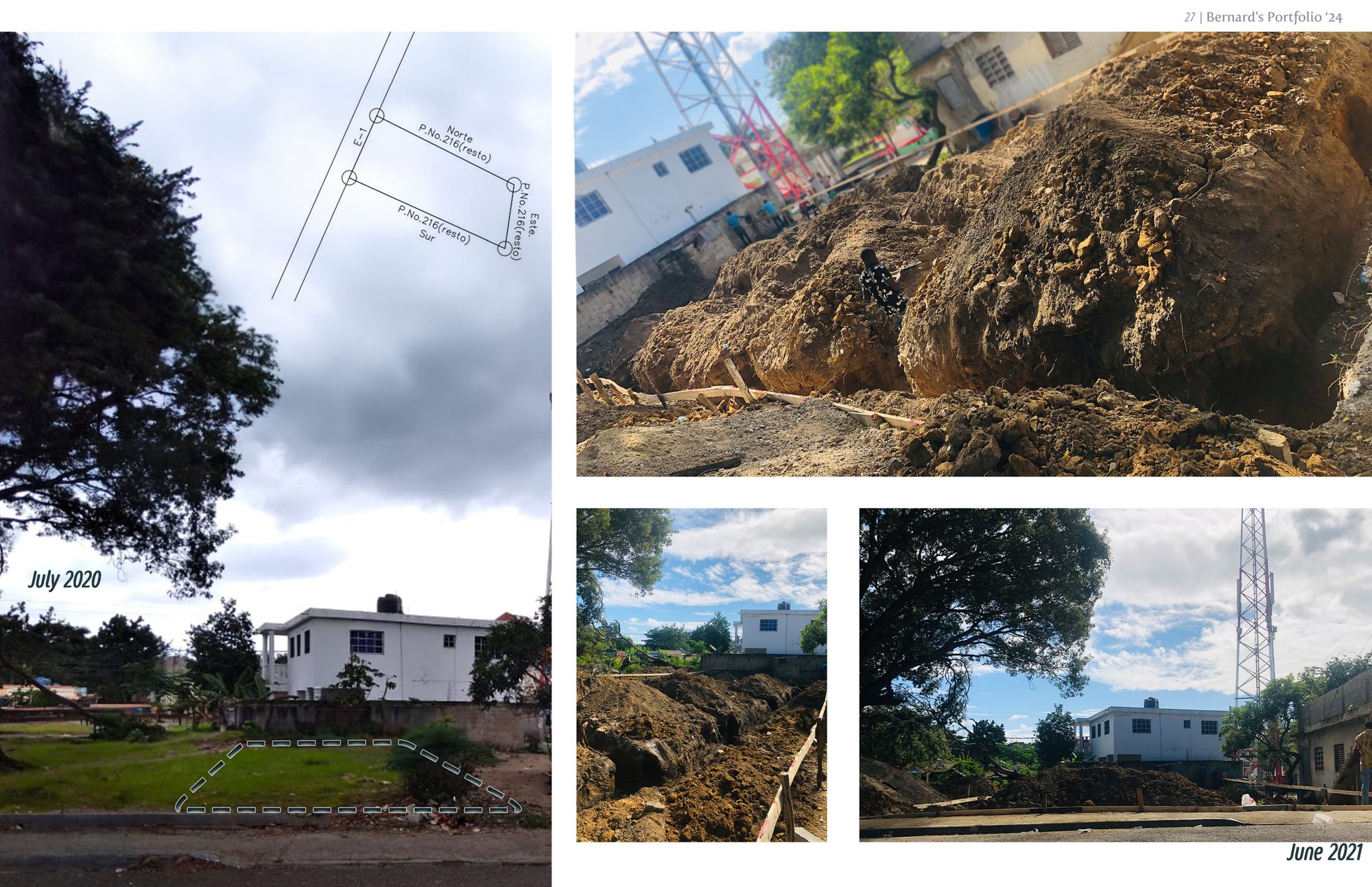 Beachy Apartments, Site July 2020